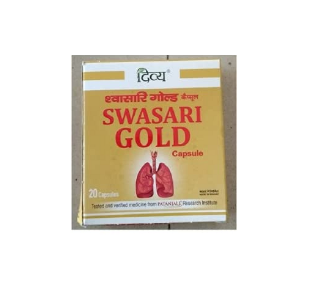 Patanjali Divya Swasari Gold 20 Capsule Pack Of 1 – Rajivdixits